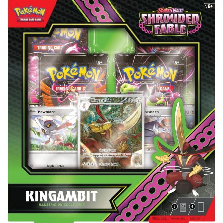 Pokémon Scarlet & Violet Shrouded Fable Kingambit Illustration Collection rinkinys